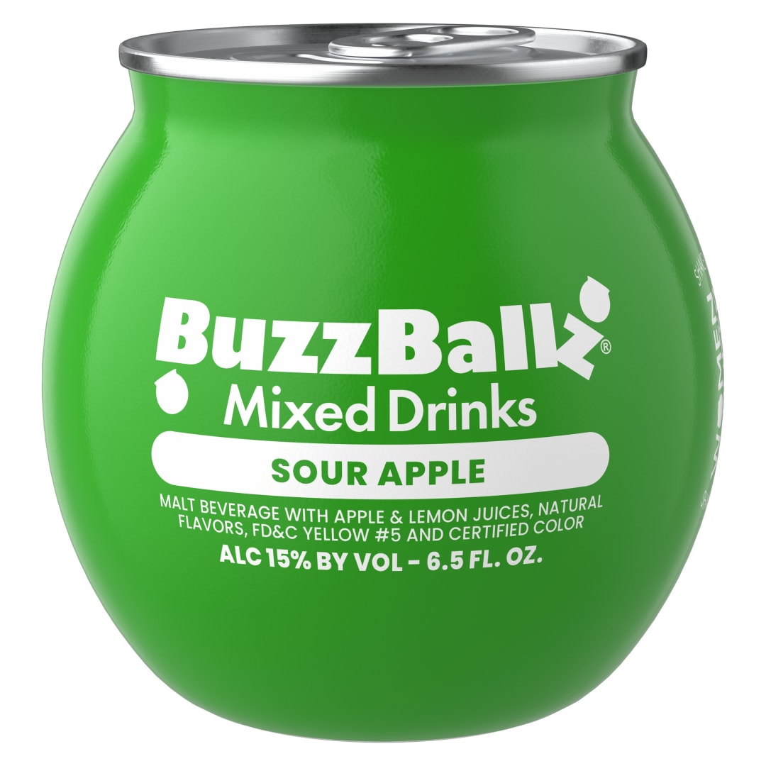 BuzzBallz Apple Malt Beverage 6.5fl oz 30 Proof