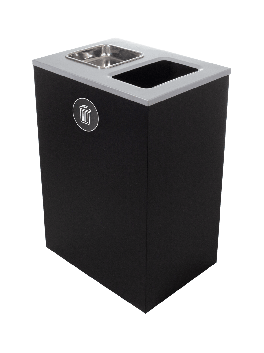  SPECTRUM - Single - Kit - Cube - Xl - Ashtray - Waste - Full-Ashtray - Black