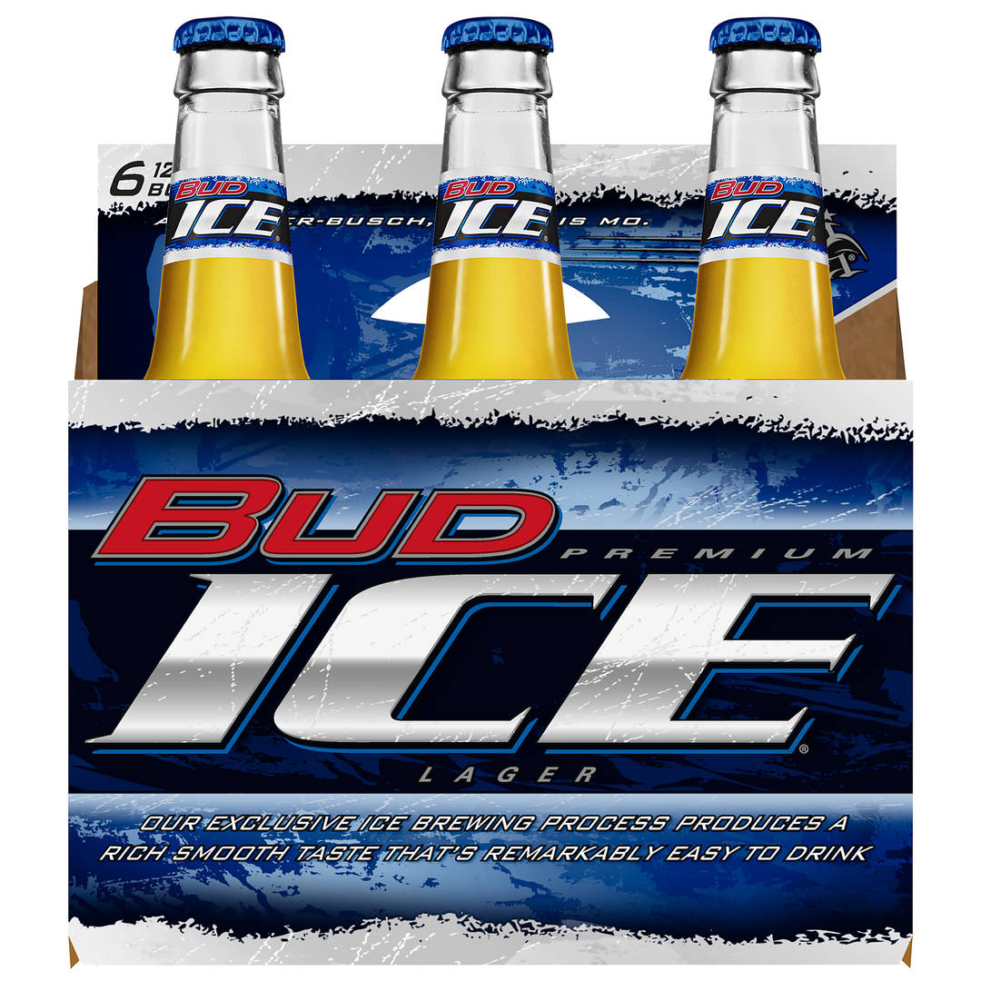 Bud Ice® Beer, 6 Pack 12 fl. oz. Bottles