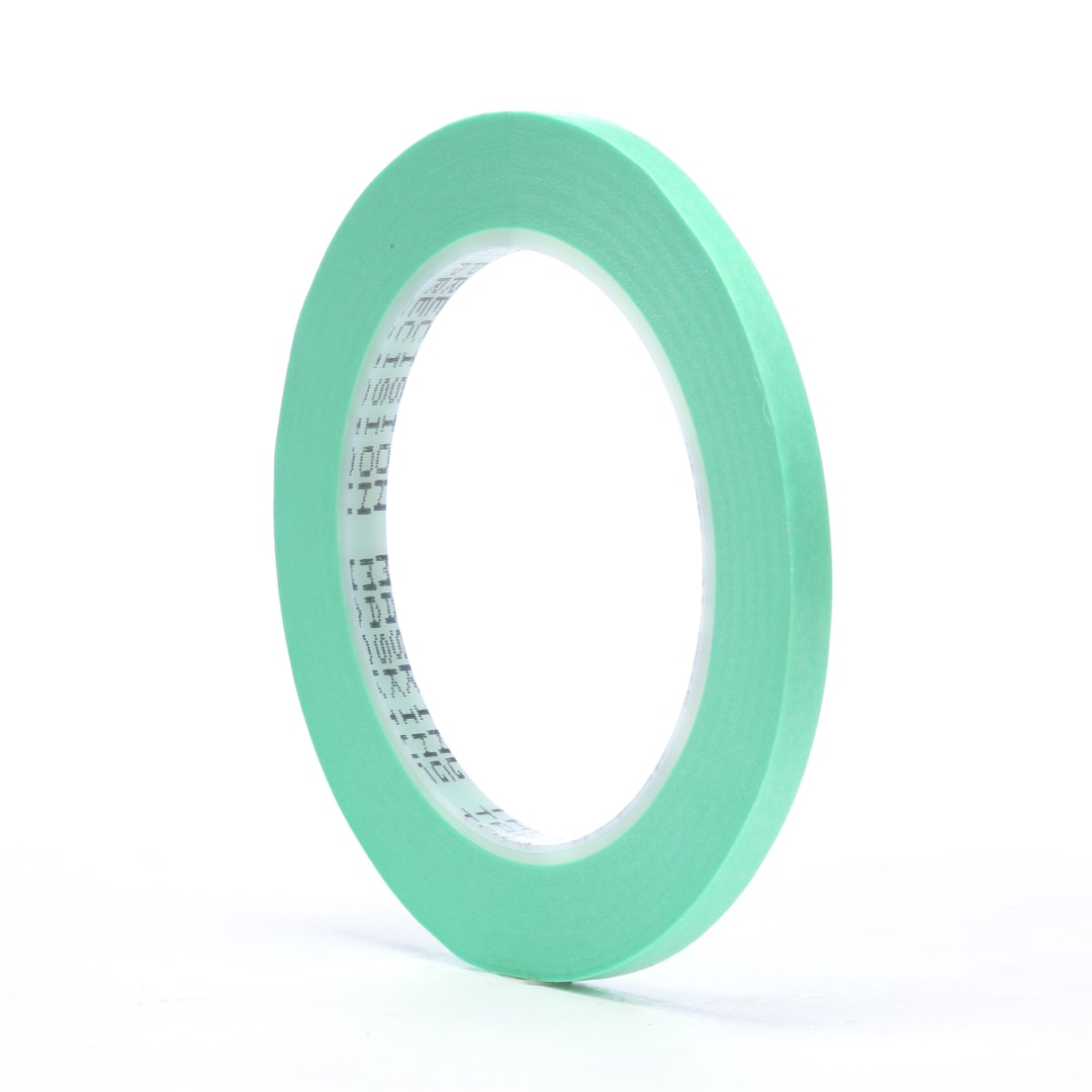 3M™ Dekoratif Maskeleme Bandı, Yeşil, 6,35 mm x 55 m, 06525