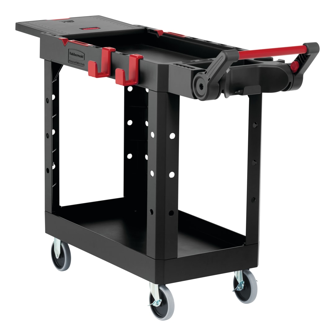 Heavy Duty Adaptable Utility Cart, Small, Black