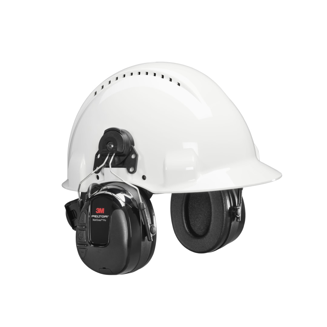 3M™ PELTOR™ WorkTunes™ Pro FM Radio Headset, na prilbu 31 dB