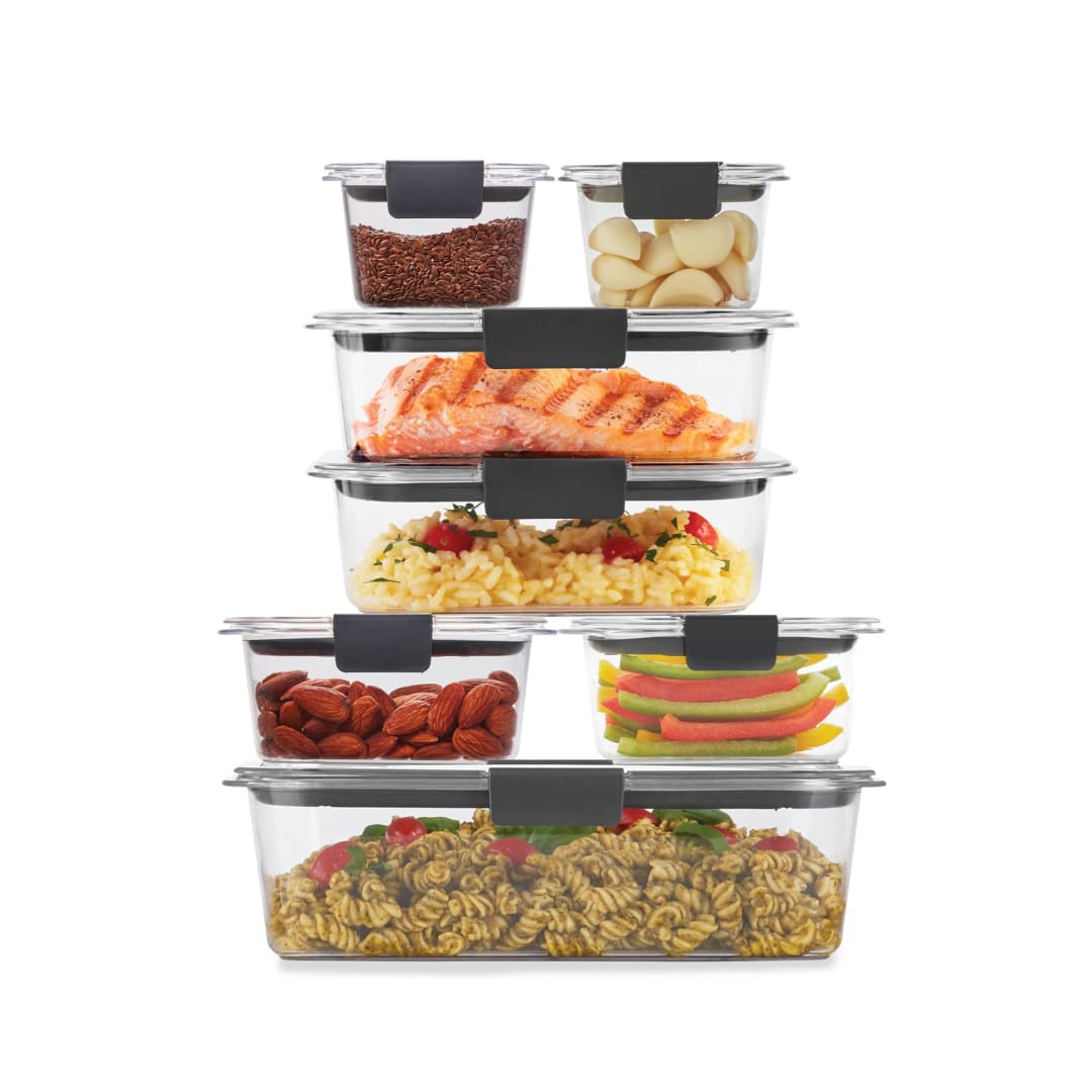 Rubbermaid Brilliance 14-Piece Food Storage Container Set