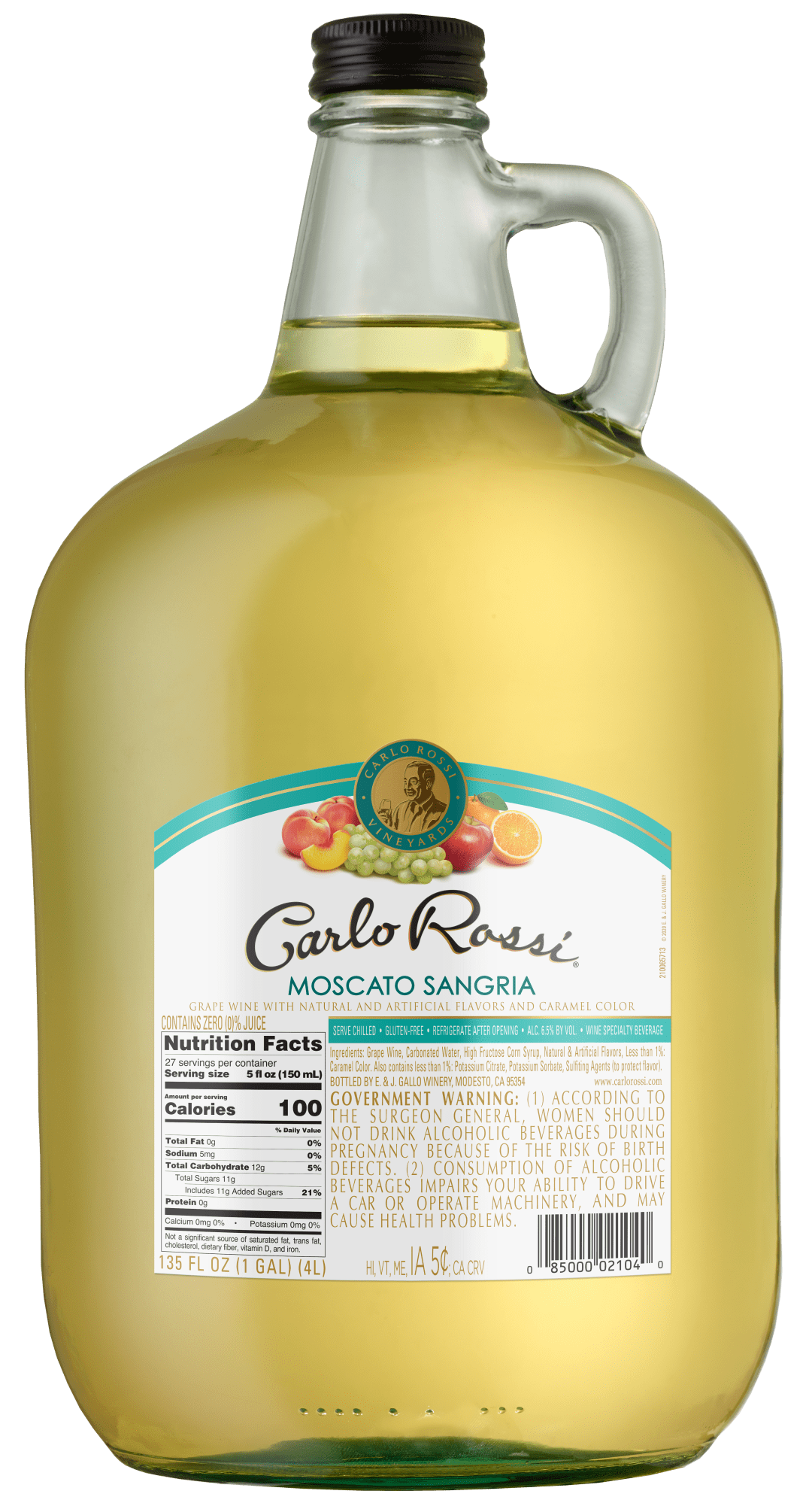 Carlo Rossi Moscato Sangria White Wine 4L