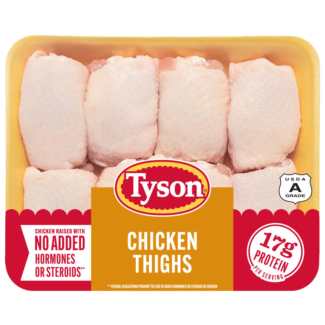 Tyson® All Natural Fresh Chicken Thighs, 3.5 lb.