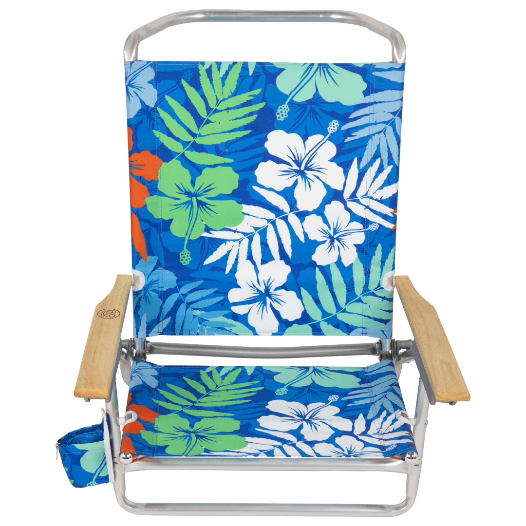 2 x 2 x 3 ft Multi Classic 5-Position Aluminum Beach Chair