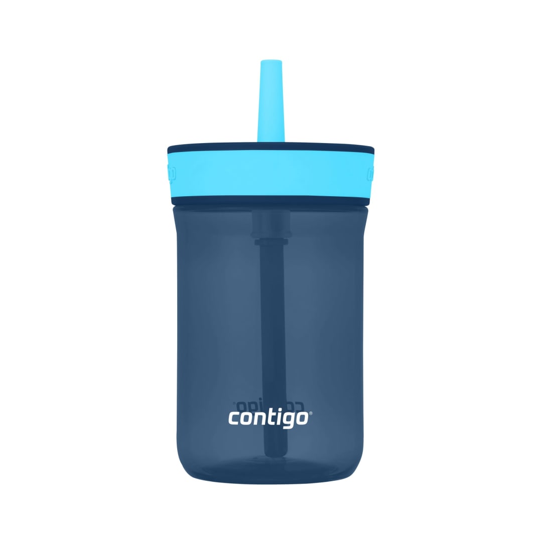 Contigo® Kids’ Leighton Straw Tumbler with Spill-Proof Leak-Proof Lid, 14oz.