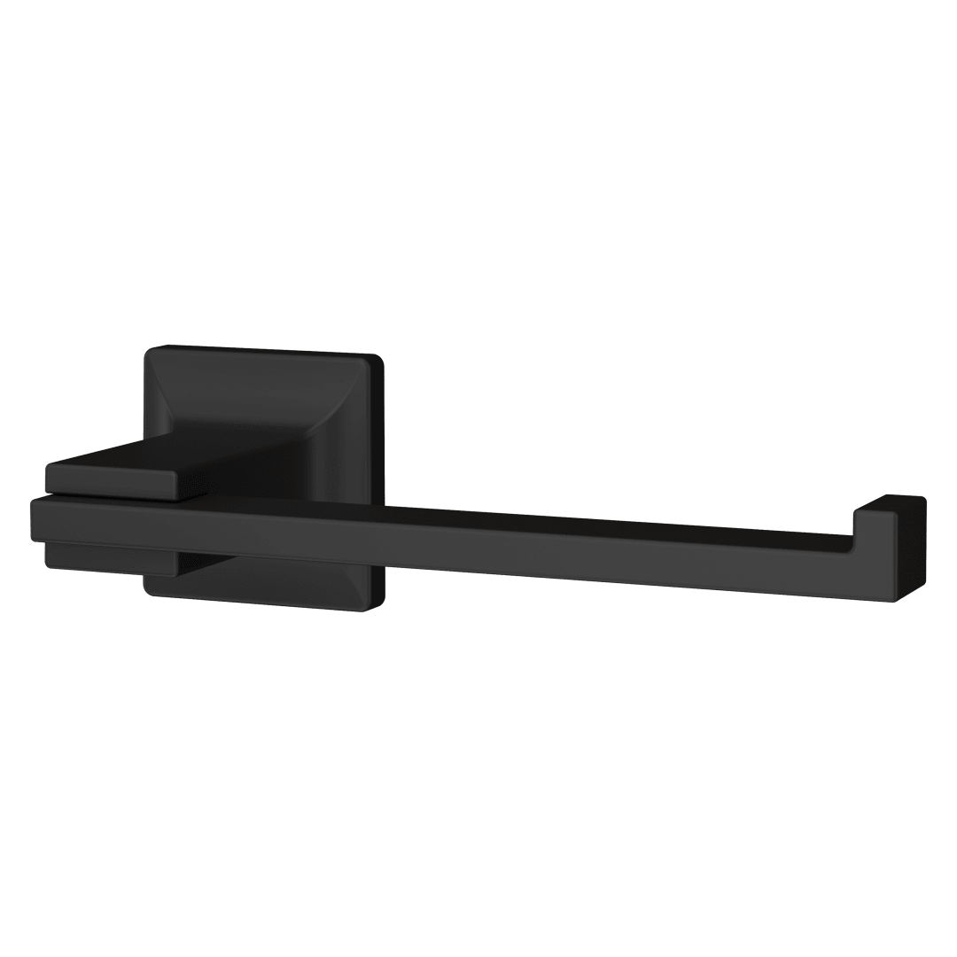 Verve Toilet Paper Holder in Matte Black