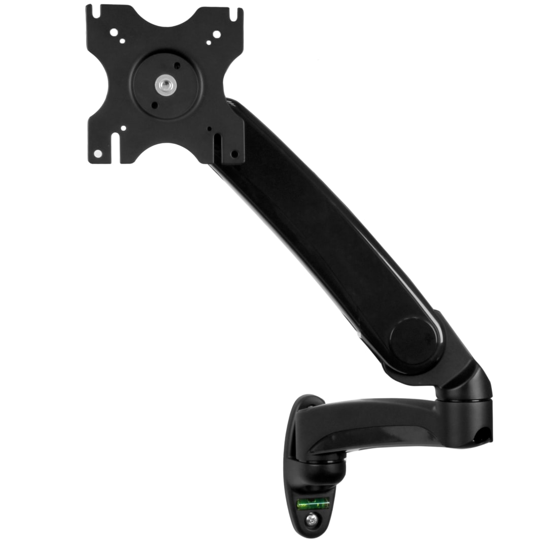 Wall mountable articulating single monitor arm