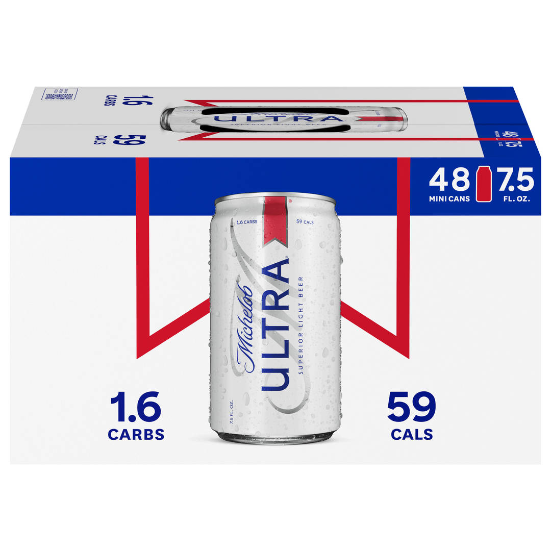 Michelob Ultra 48x7.5 oz Can Sleek Twinstack CARRIER - Revised Callout