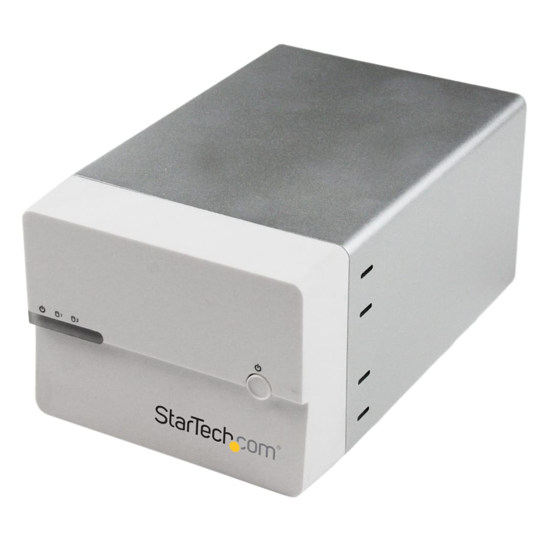 USB 3 eSATA Dual 3.5" HDD RAID Enclosure w/ UASP