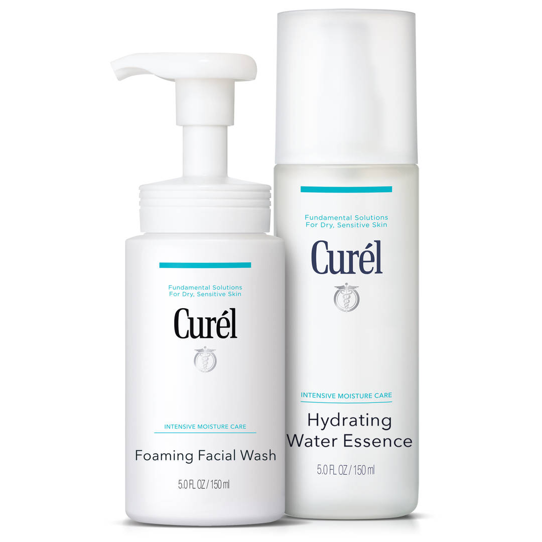 Curel Hydrating Water Essence And Face Wash Bundle