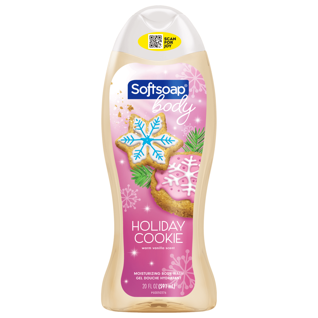 Softsoap Holiday Cookie Body Wash, 20 oz Bottle