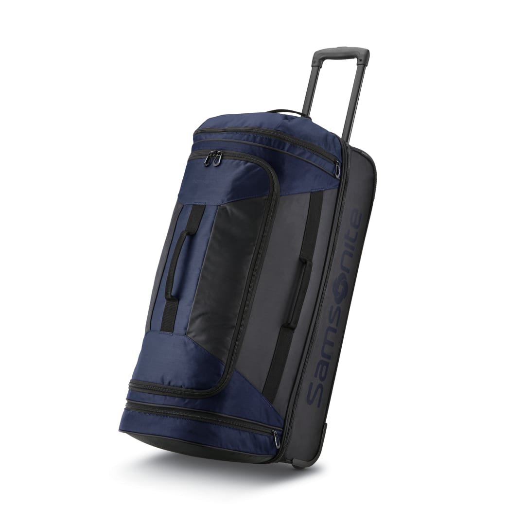 Andante 2 Wheeled Duffle 28 - Navy/Black