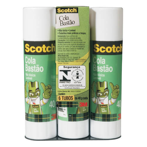 Cola em Bastão Scotch®, 20 g, 36 Tubos