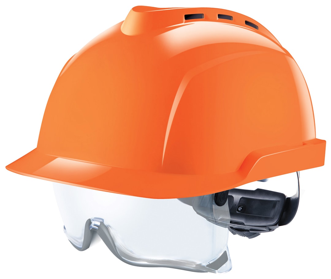 V-Gard® 930 Vented Safety Helmet with Integrated Over Spectacles