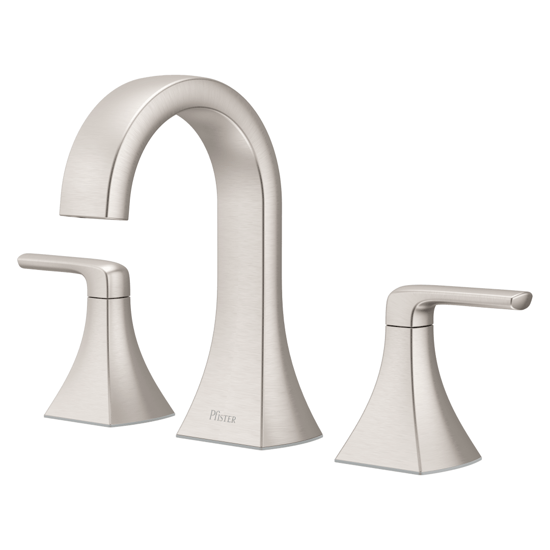 Bruxie 2-Handle 8" Widespread Bathroom Faucet in Spot Defense Brushed Nickel
