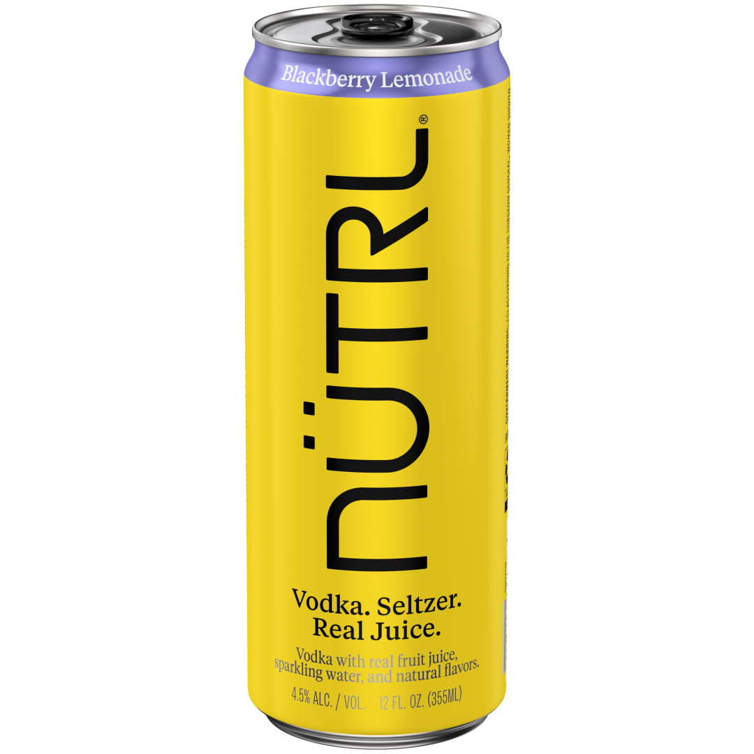Nutrl Blackberry Lemonade Vodka Seltzer 12 fl oz Can
