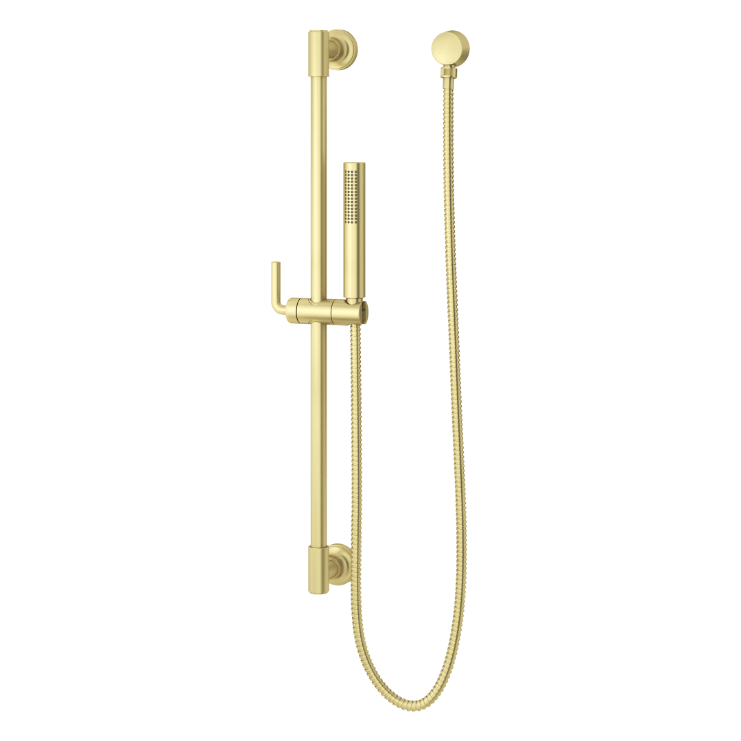 Tenet Handheld Shower with Slide Bar in Brushed Gold