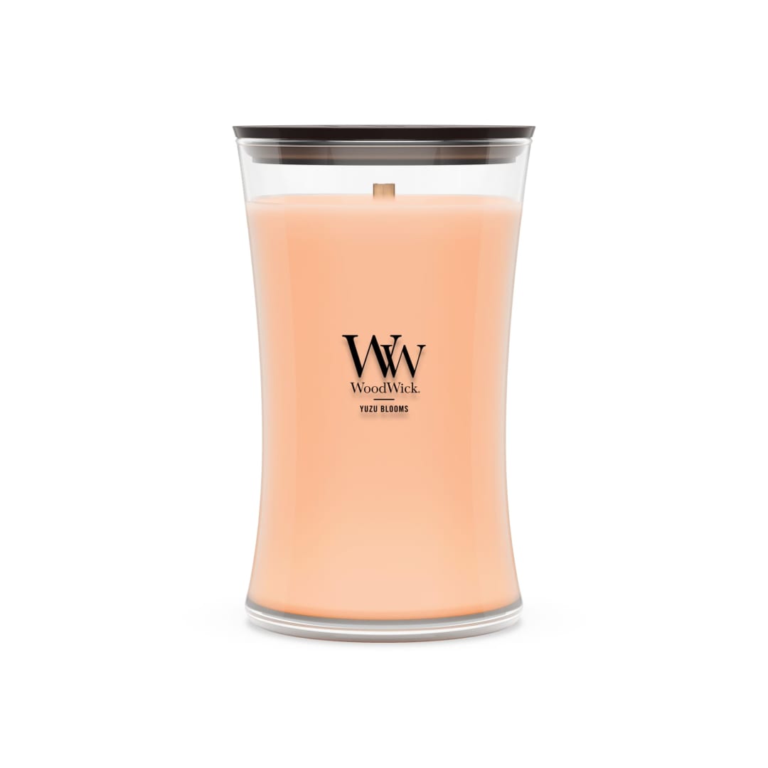 WoodWick Yuzu Blooms Large Hourglass Candle
