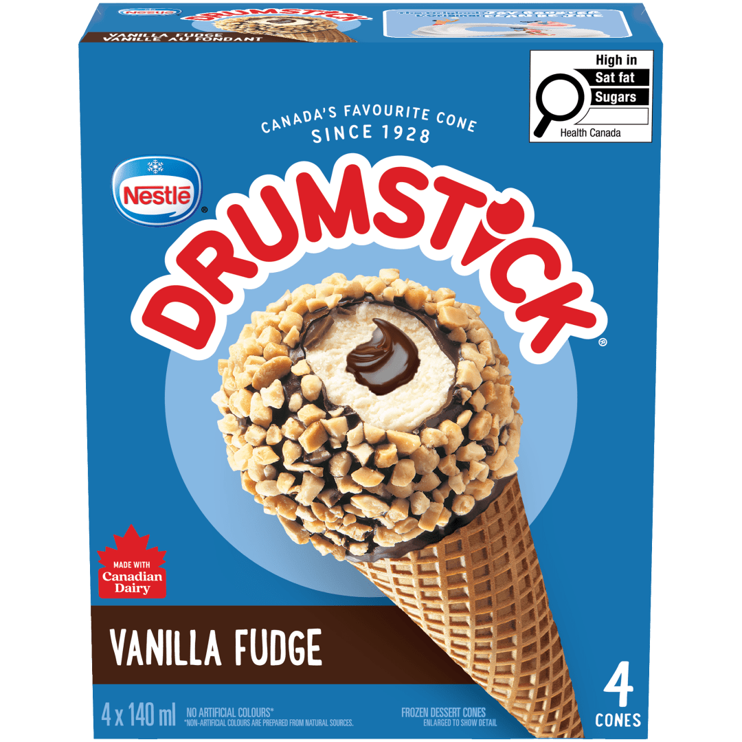 DRUMSTICK Van Fudge 12(4x140ml) CA