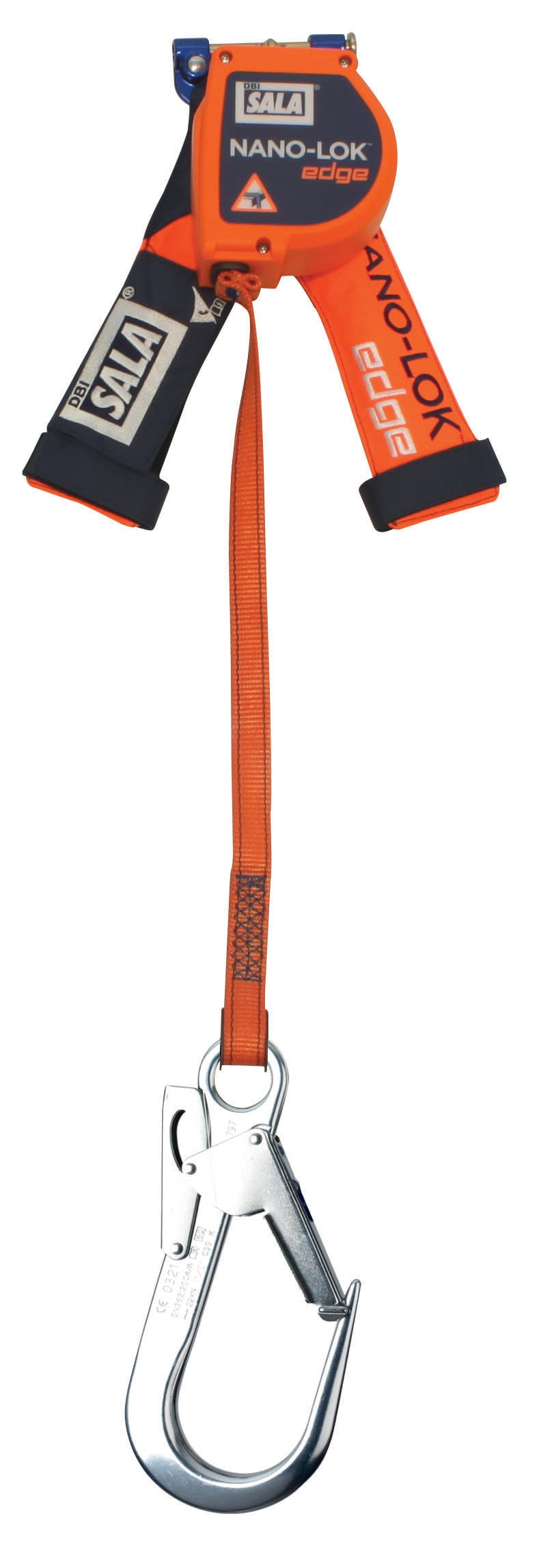 3M™ DBI-SALA® Nano-Lok™ Kenar Geri Sarımlı Yaşam Hattı, Tek Kol, Dokuma, 2,5 m, 3101433