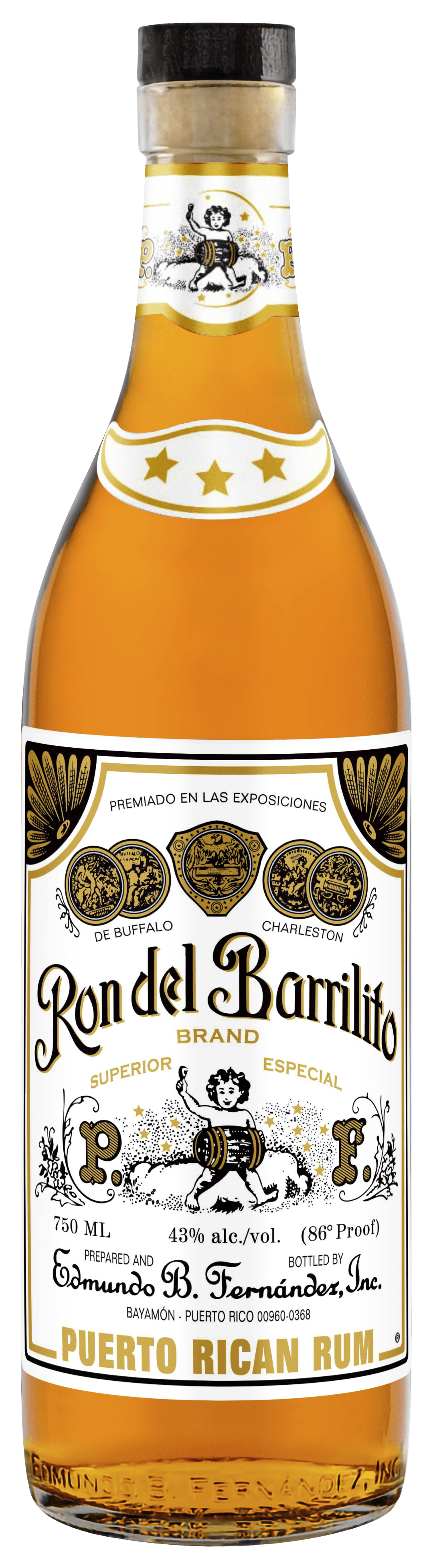 Ron Del Barrilito Three Star Rum 750ml