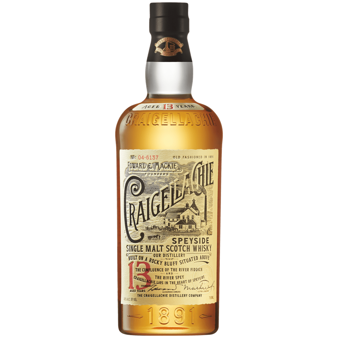 Craigellachie 13 Year Old Single Malt Scotch Whisky 46% 750mL