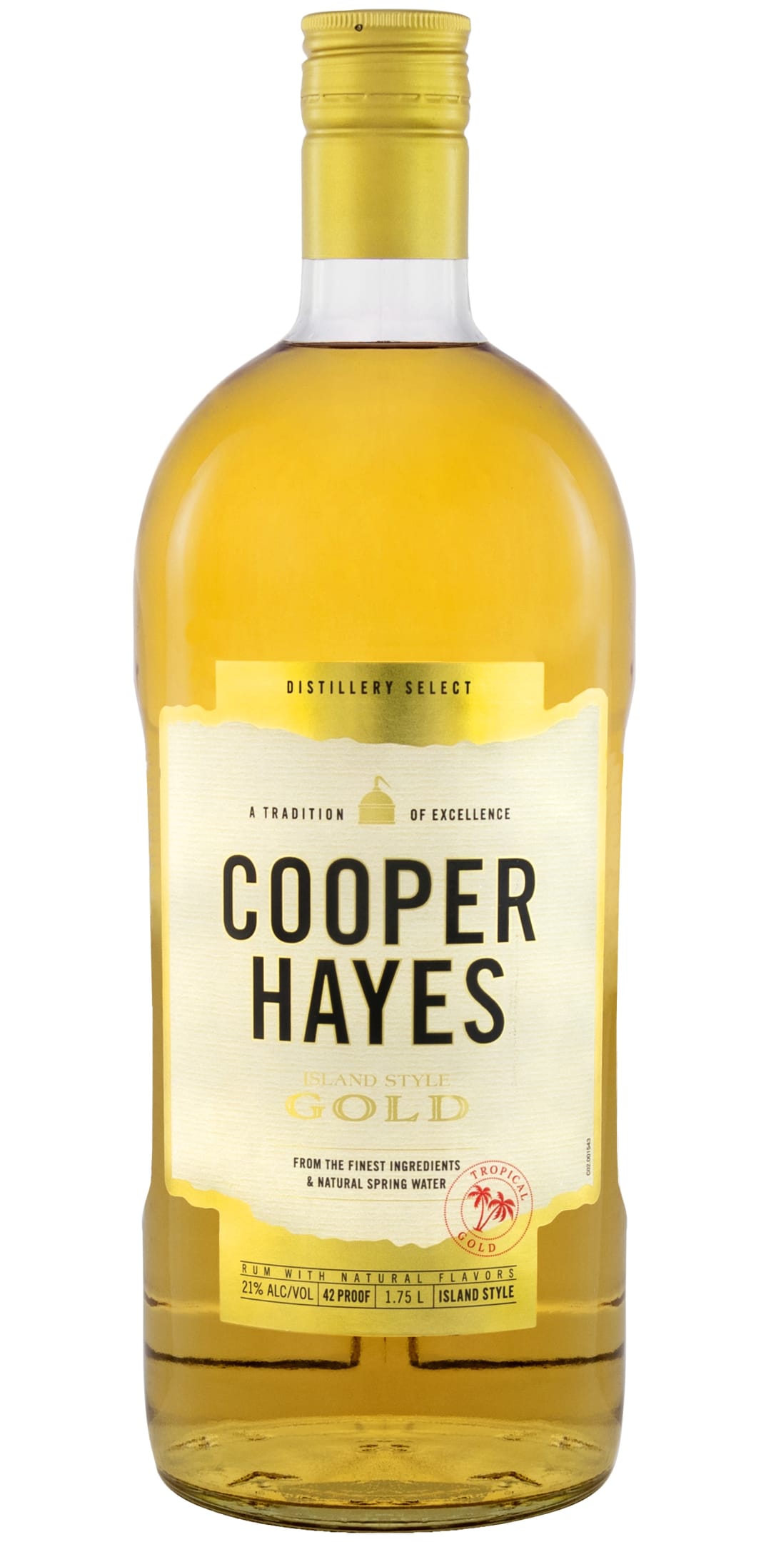 Cooper Hayes Gold Rum 1.75l 42 Proof