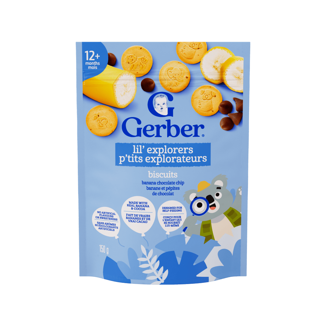 GERBER Banana Biscuit 6x150g CA