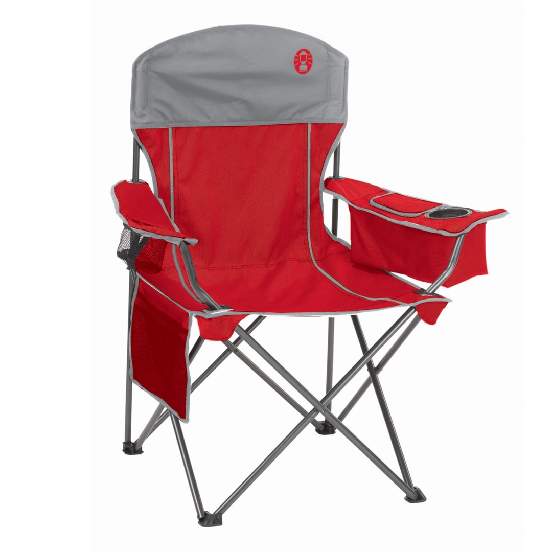 Coleman® Cooler Quad Chair, Red