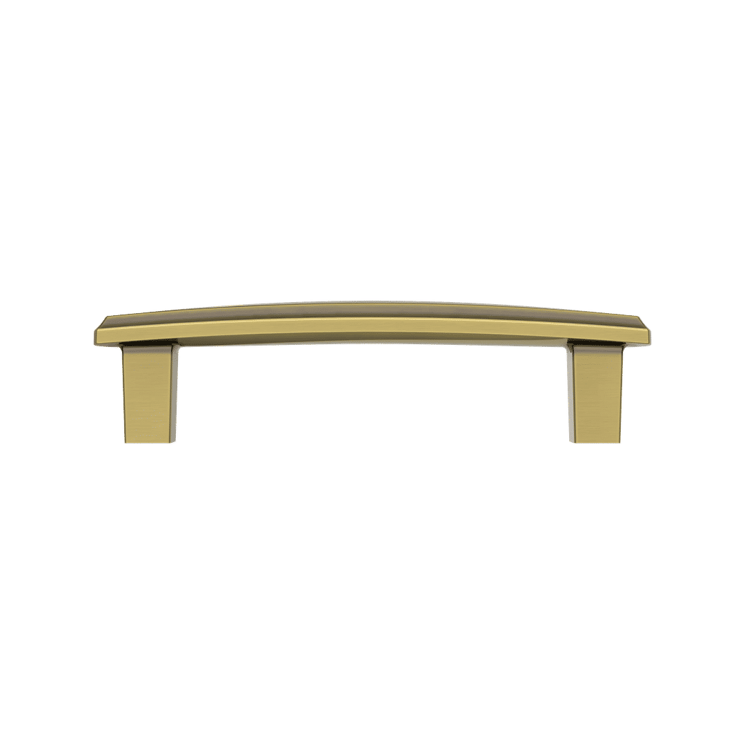 4358 Severin Fayerman A Pull, 4" CTC, In Heirloom Brass