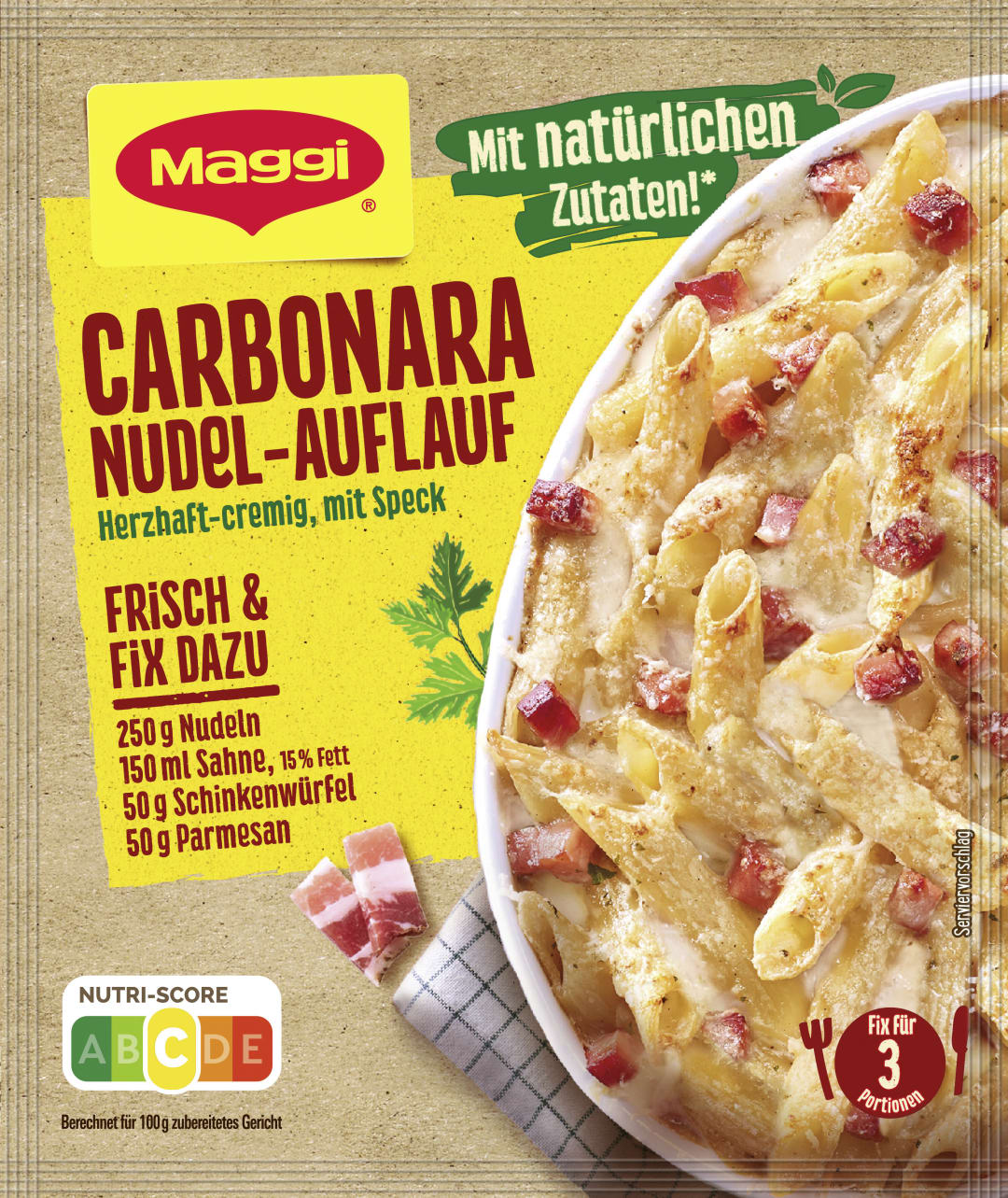 MAGGI FIX Carbonara Nudel Auflauf 37g