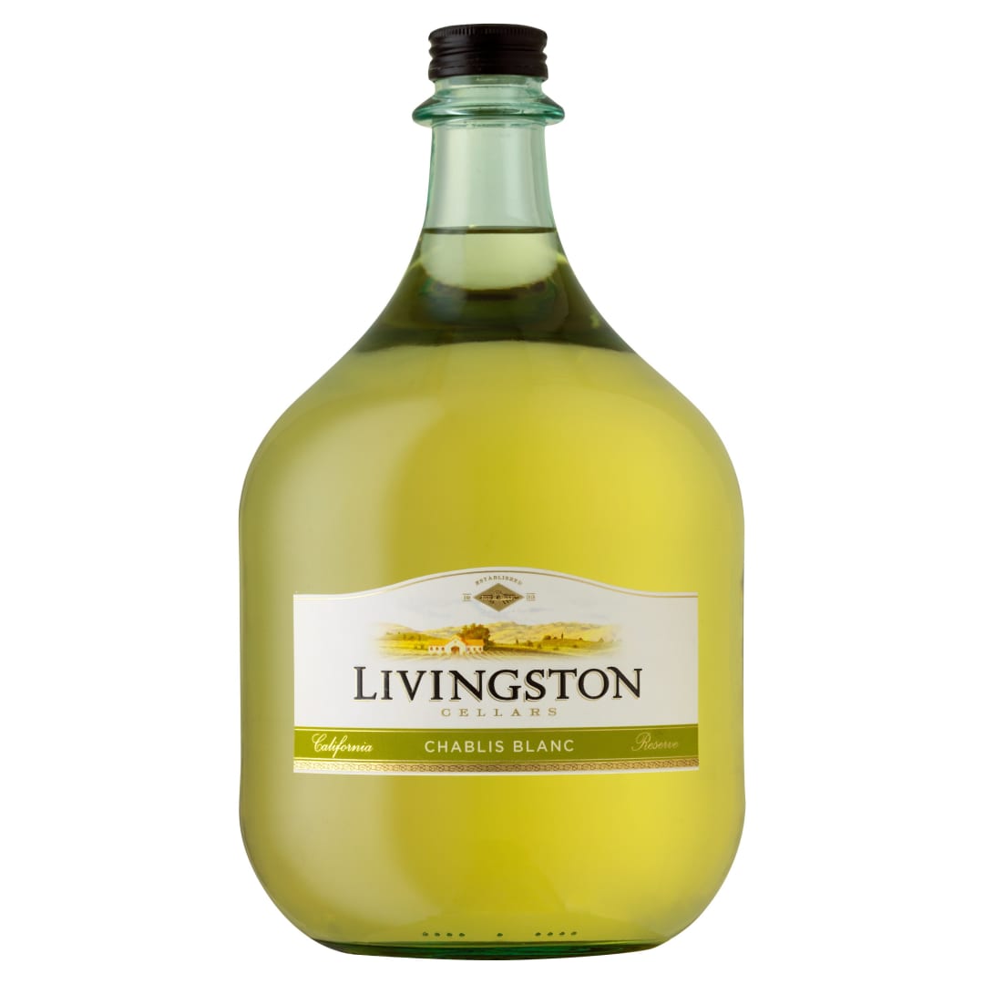 Livingston Cellars Chablis Blanc White Wine 3L