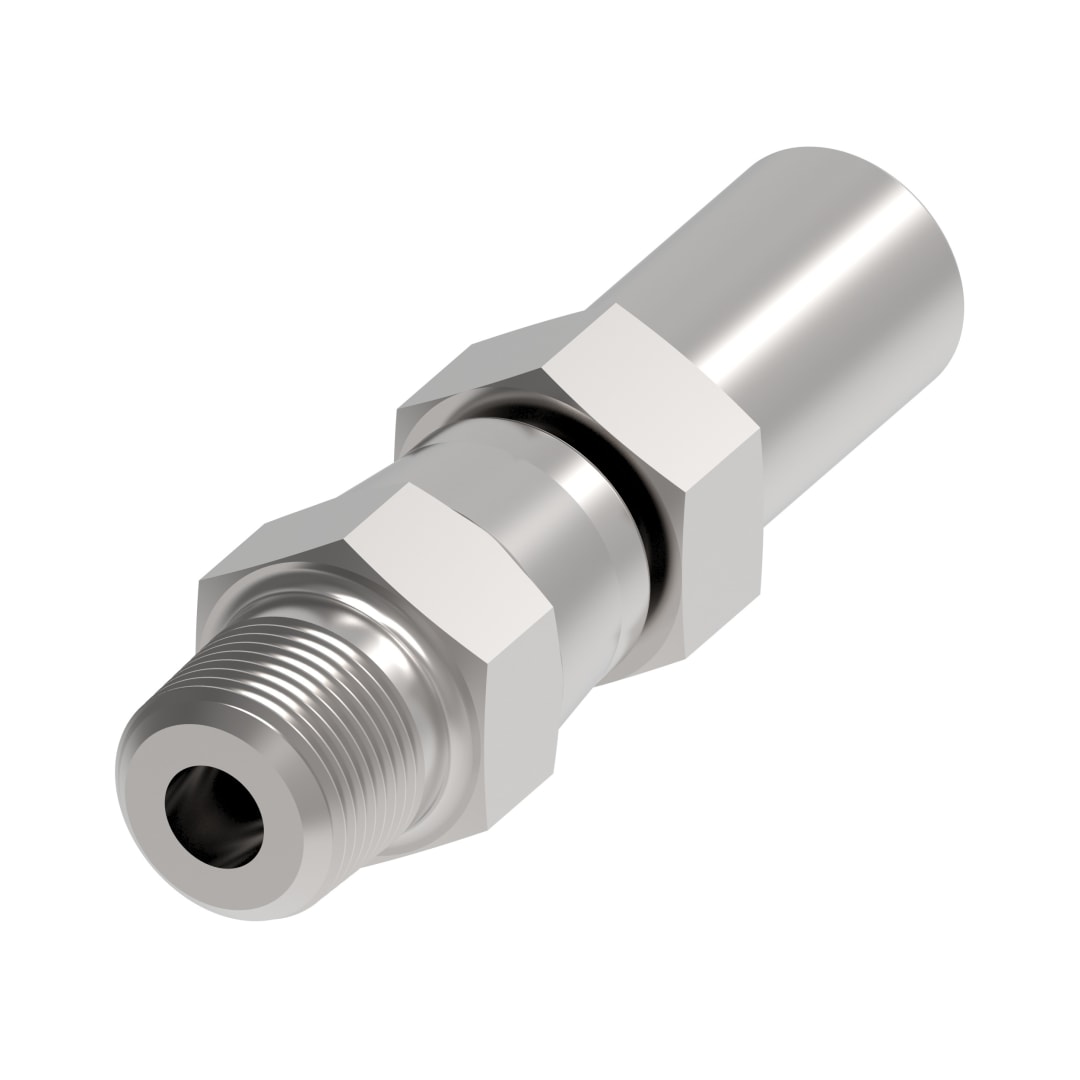 Aeroquip 1/8 NPT Swivel X 1/8 Polyon Hose Crimp
