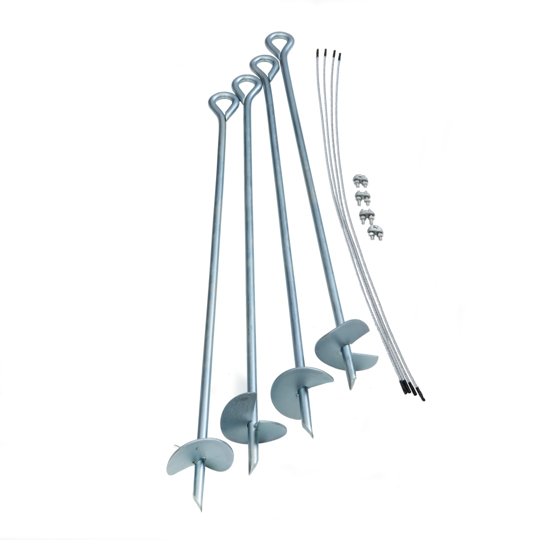 ShelterLogic Black Earth Auger Anchor Kit