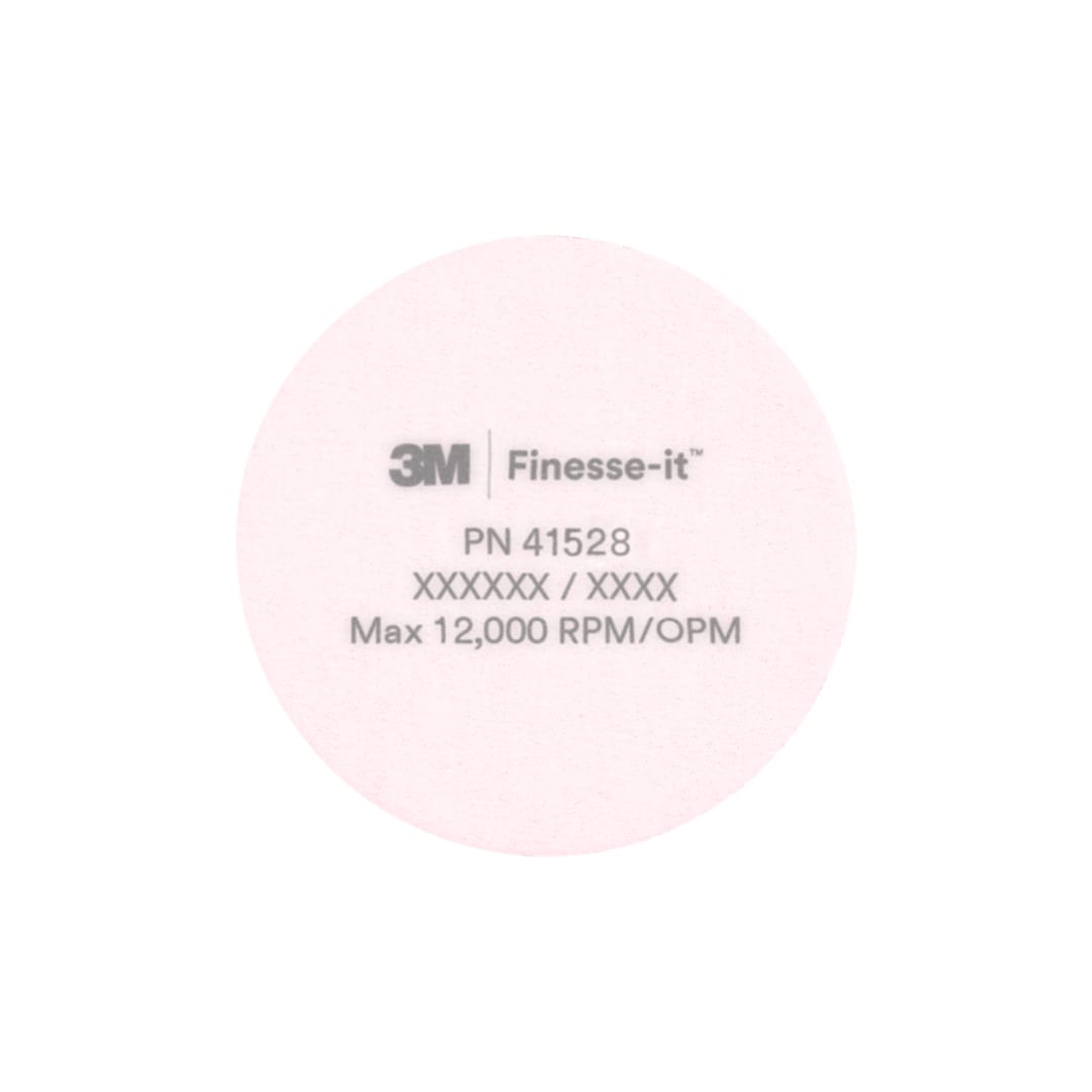 3M™ Finesse-it™ Premium Köpük Parlatma Pedi, 41528, Pink, 51 mm, Convolute