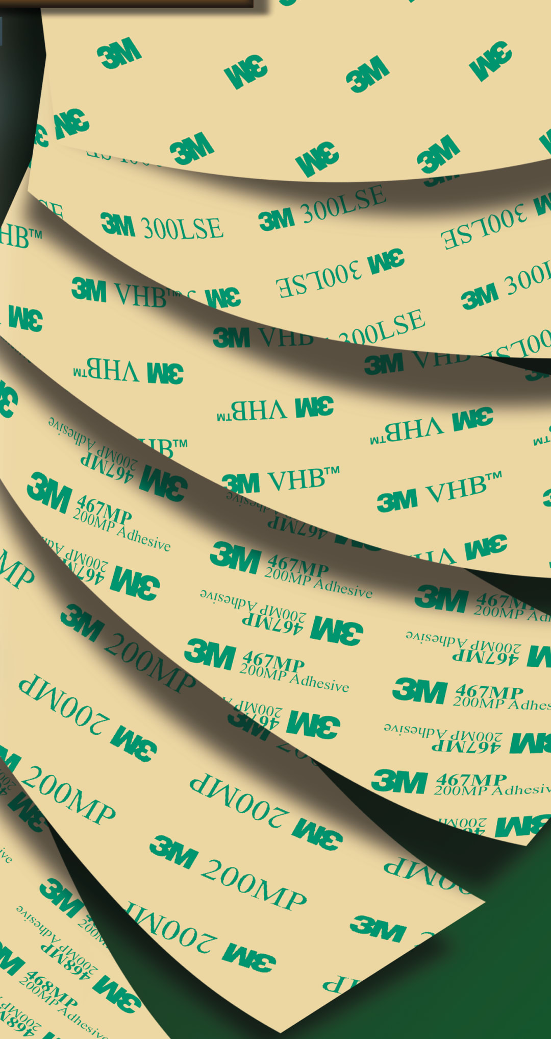 3M™ Film ve Liner Etiket Malzemeleri G62SB, 1500 mm x 500 m, MSPET50 250E 65WG