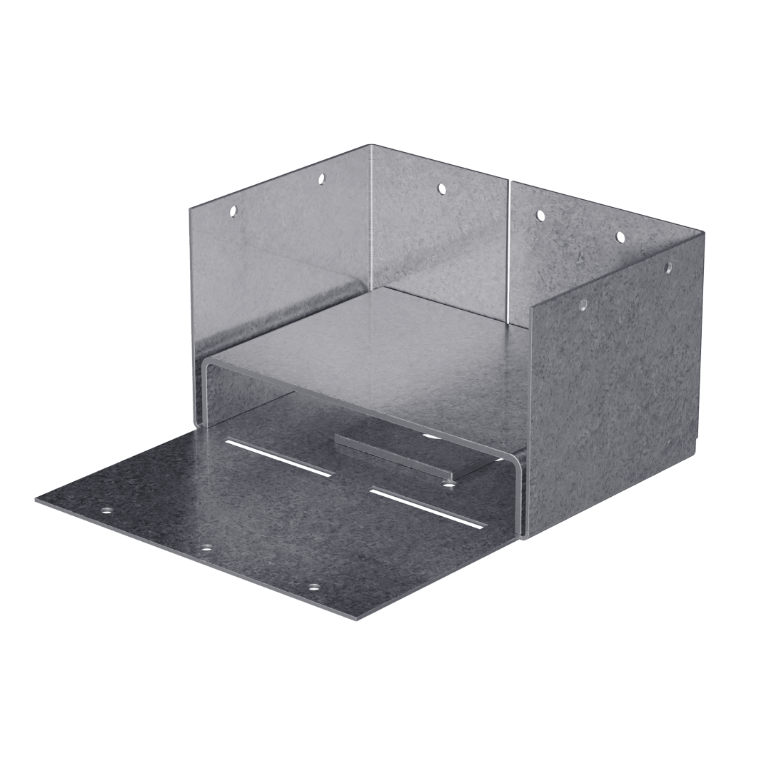 Simpson Strong-Tie ABW46Z ABW ZMAX® Galvanized Adjustable Standoff Post Base for 4x6