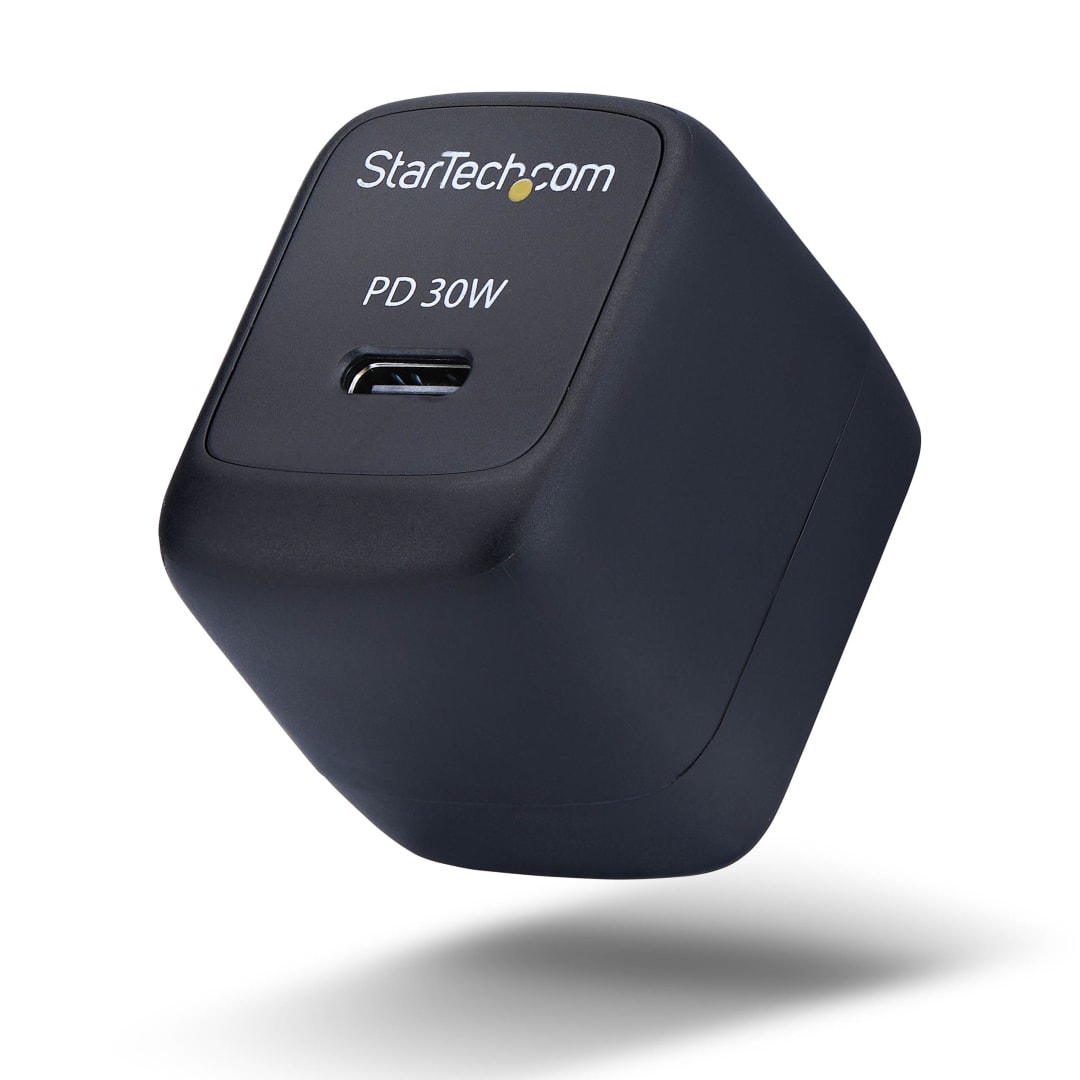 25~35W, Wall Charger, 1x USB-C, Black, NA