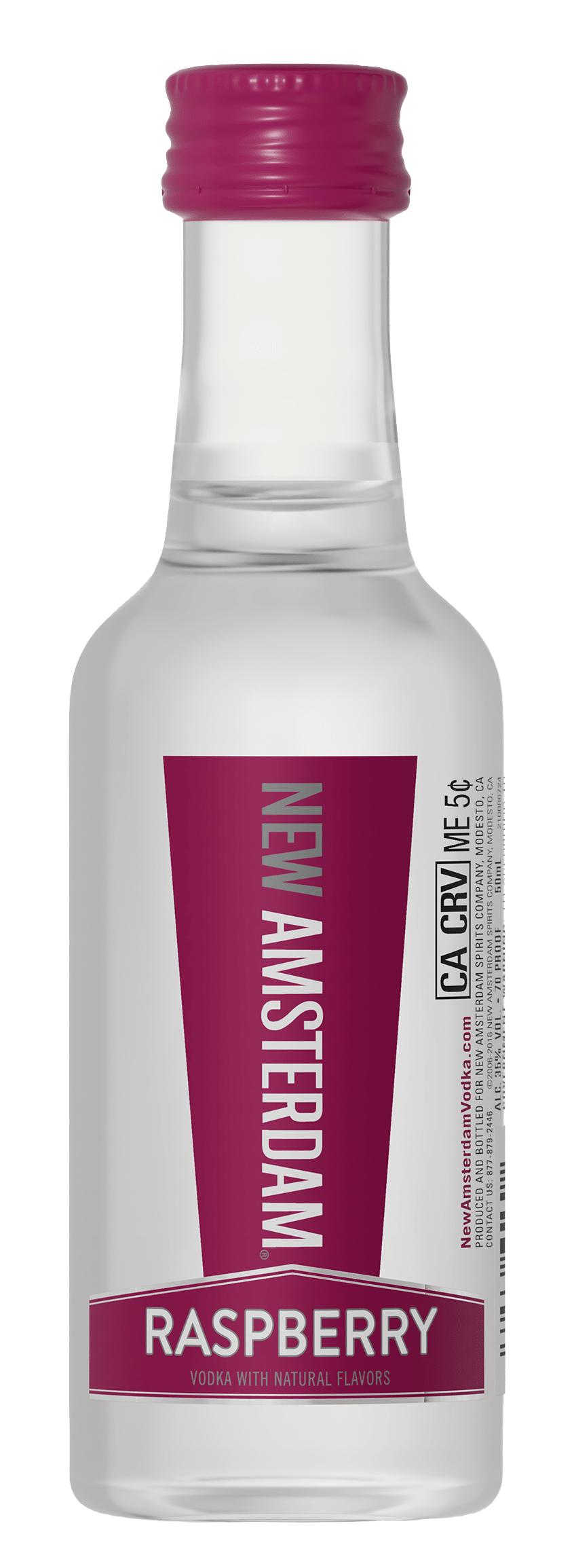 New Amsterdam Raspberry Flavored Vodka 50ml
