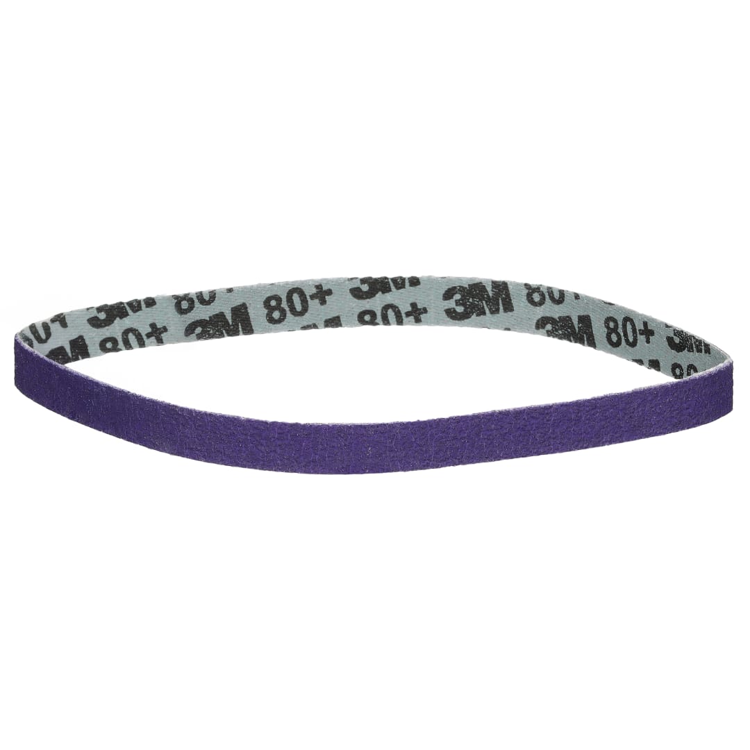 3M™ Cubitron™ 3 Brúsny pás, 10 mm × 330 mm, (3/8 palca × 13 palcov), 80+, 33481