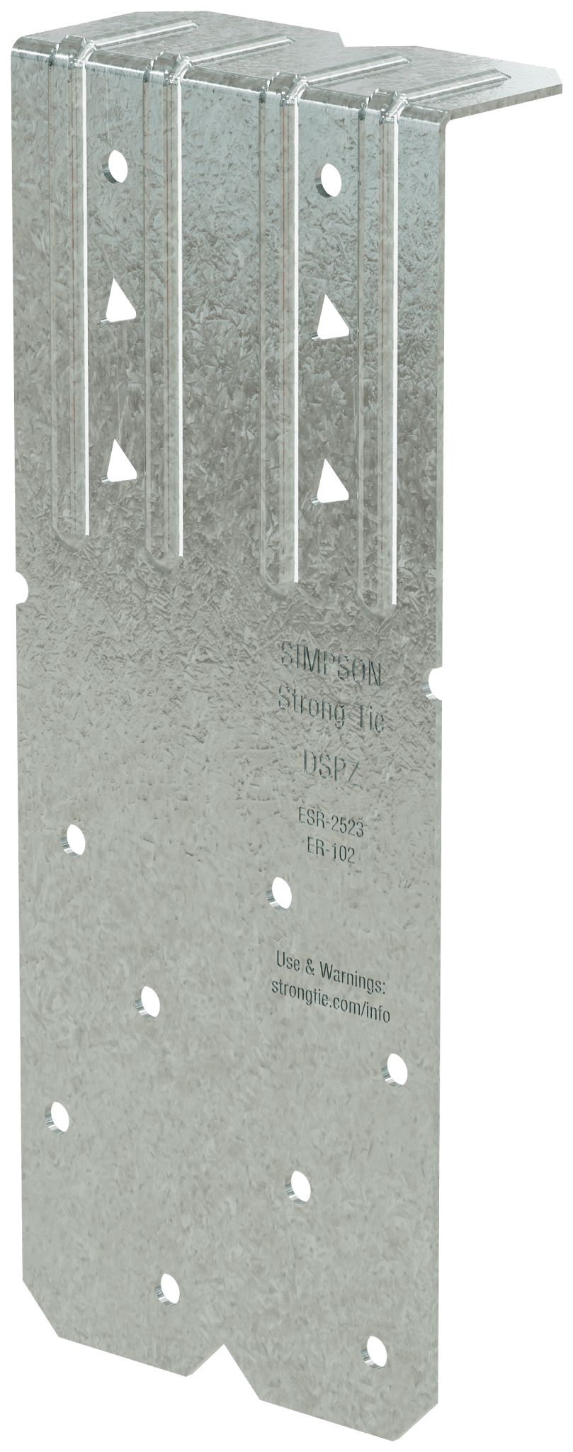 Simpson Strong-Tie DSPZ DSP 18-Gauge ZMAX® Galvanized Double-Stud Plate Tie (Pack of 5400)