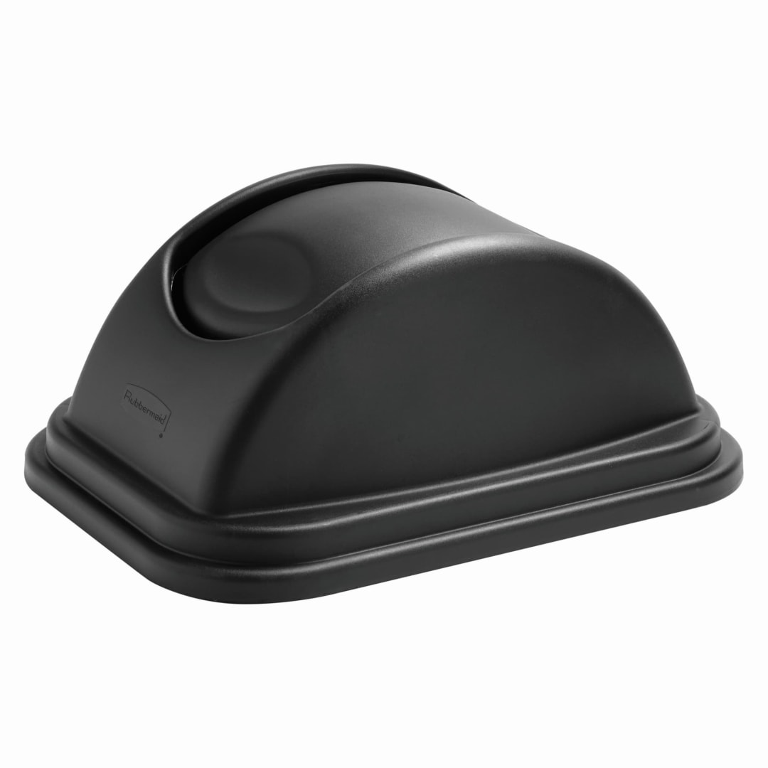 Wastebasket Lid Large 41-Quart Black