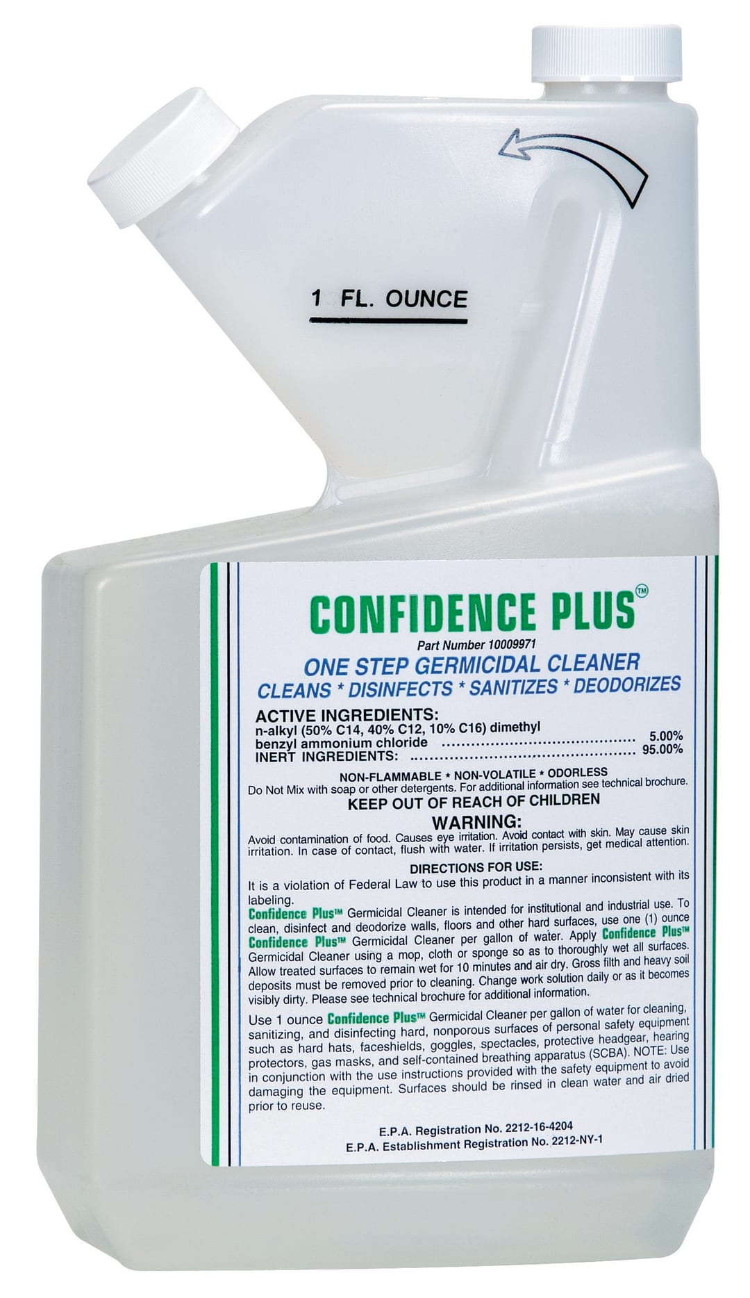 Confidence Plus® 2 Germicidal Cleaner