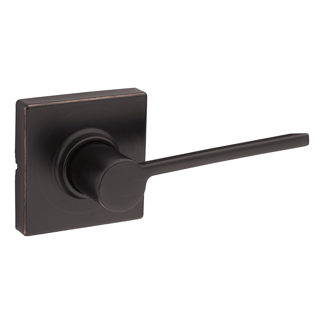 Ladera Hall/Closet Square Trim Lever in Venetian Bronze