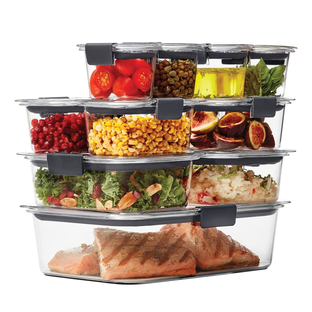 Rubbermaid Brilliance 22-Piece Food Storage Container Set