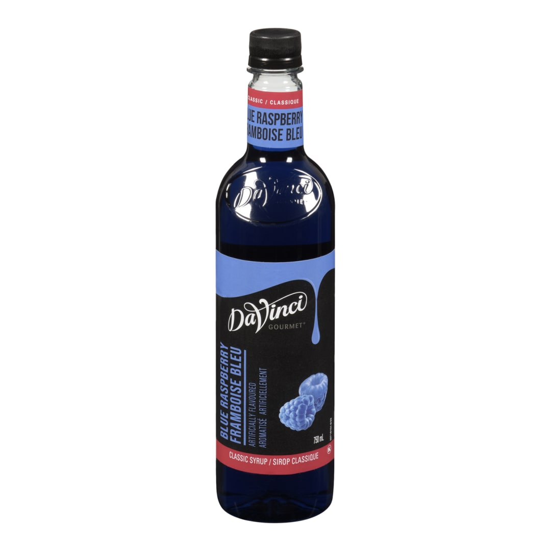 DaVinci Gourmet Blue Raspberry Syrup, Plastic Bottle, 4 x 750 mL