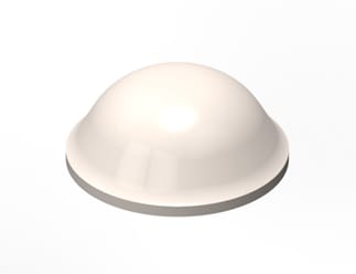 3M™ Bumpon™ Produtos Protetores SJ5406 Branco, 3000/caixa