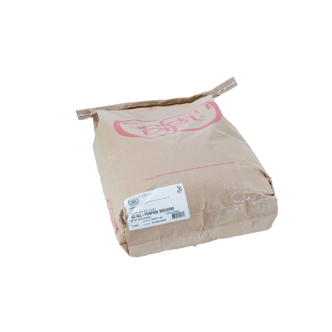 Golden Dipt All-Purpose Breading- Fully Seasoned, 1 x 50 lb